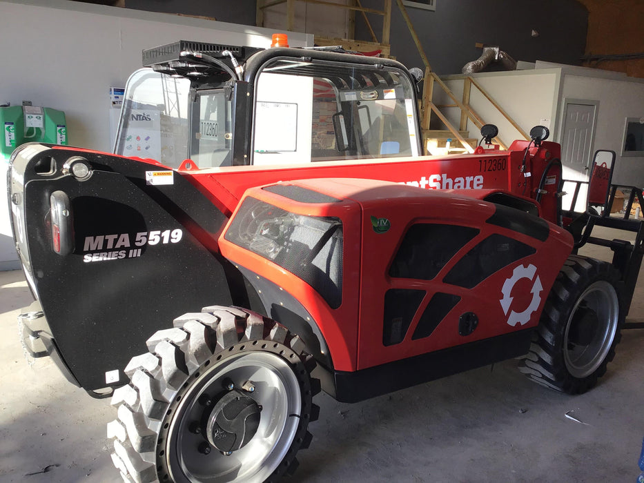 2020 Manitou MTA5519 Cab/Heat/Air, Solid Tires, Work Lights, Beacon, Aux Hydraulics, Back up Alarm, Mirrors, ES Keypad