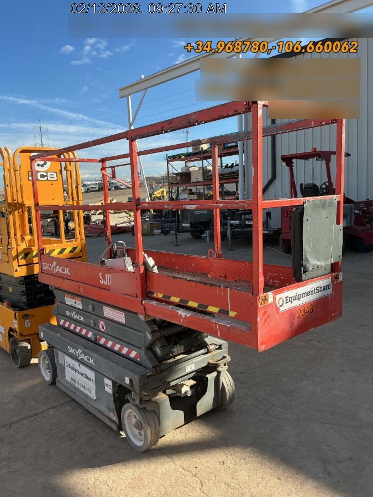 2016 Skyjack SJIII-3219 Skyjack SJ3219 Scissor Lift