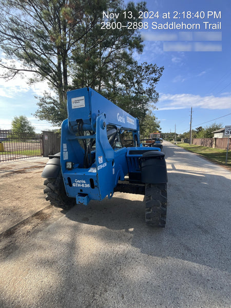 2018 Genie GTH-636 Genie GTH-636 w/Enclosed Cab w/HVAC, Work Lights, Solid Tires, Beacon, 48" Carriage and Forks