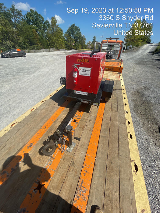 2022 Shindaiwa DGW400MDL Kubota D902 Engine, 23 HP, Dual Op Welder, Wire, Arc, Droop Stick, Tig, and CC Stick Functionality, Simulphase, 3 Phase and 1 Phase Gen Output, Single Axle NB Trlr, Slr Trckl Chrg 12V 12W, Fire Ext