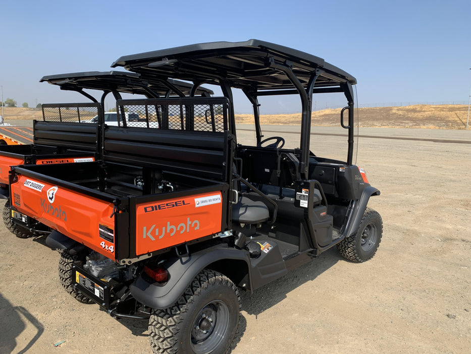 2021 Kubota RTV-X1140W-H Plastic Canopy, Windshield Acrylic Clear, LED Strobe Light, Wire Harness Kit, Back up Alarm