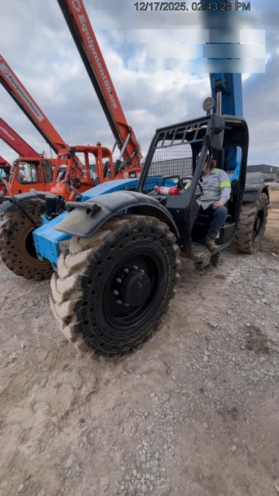 2018 Genie GTH-844 Genie GTH-844 w/ROPS, Work Lights, Solid Tires, RH Cab Mesh, Beacon, 60" Carriage and Forks