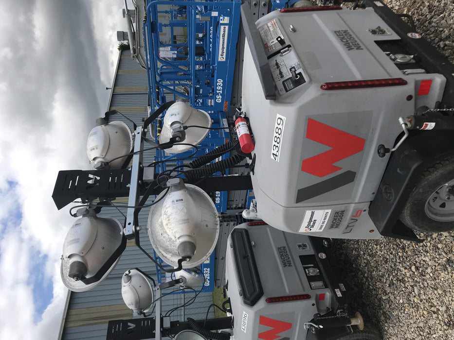 2019 Wacker Neuson LTV6L-MH Wacker Neuson LTV6L Mobile Light Tower w/Fuel Level Sensor Installed