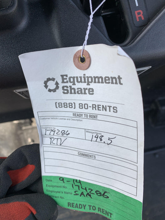 2021 Kubota RTV-X1140W-H Plastic Canopy, Windshield Acrylic Clear, LED Strobe Light, Wire Harness Kit, Back up Alarm