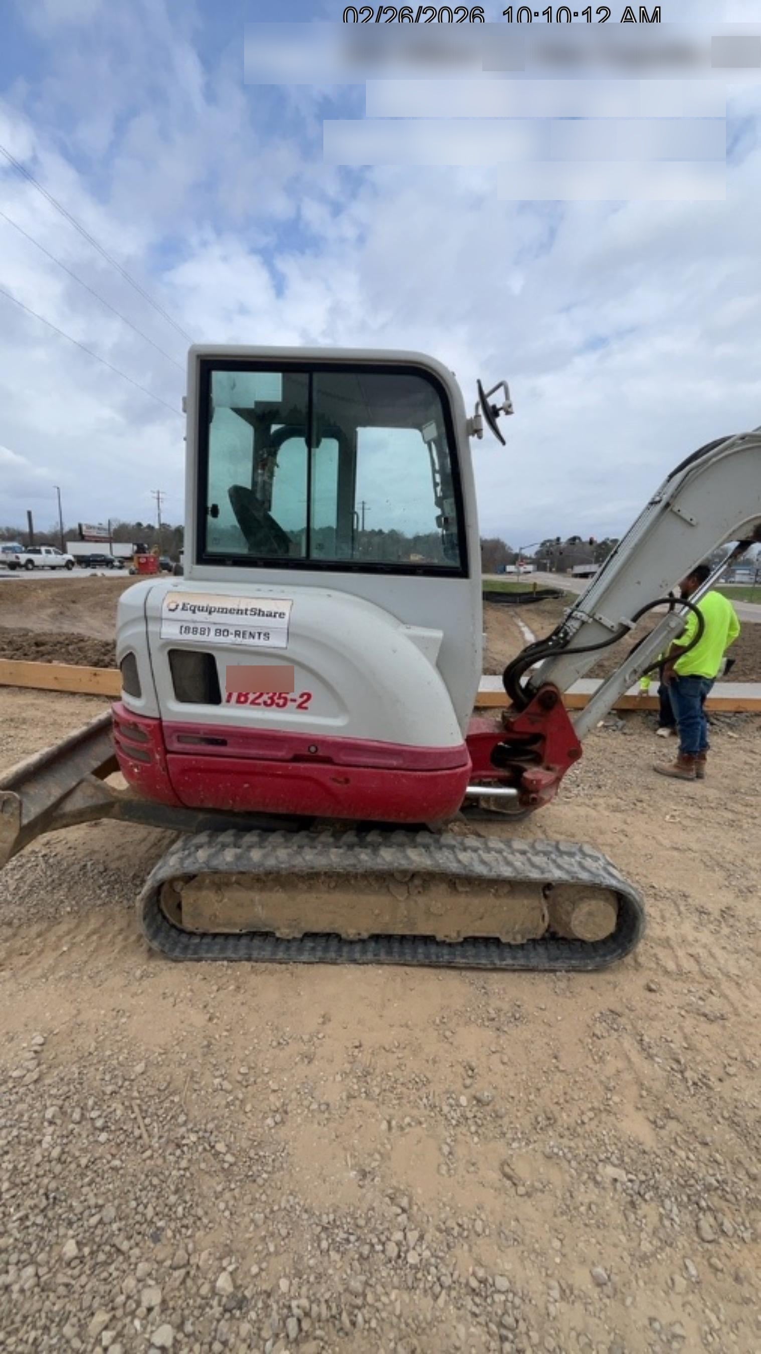 2020 Takeuchi TB-235-2CR Cab/Heat/Air, Rubber Tracks, Manual TAG QC