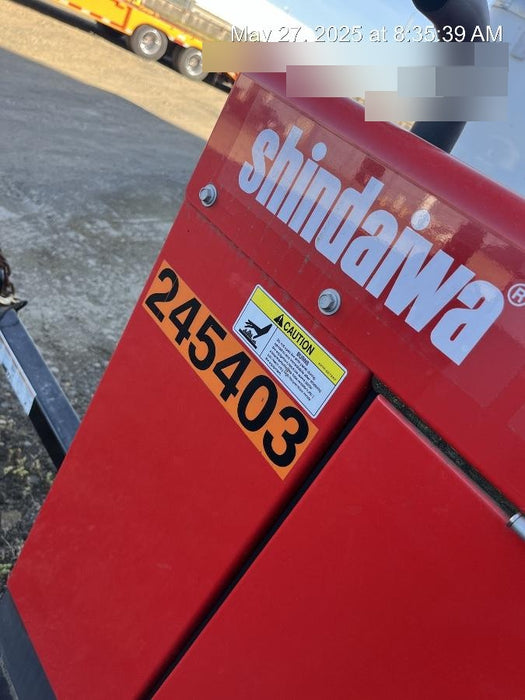 2022 Shindaiwa DGW400MDL Kubota D902 Engine, 23 HP, Dual Op Welder, Wire, Arc, Droop Stick, Tig, and CC Stick Functionality, Simulphase, 3 Phase and 1 Phase Gen Output, Single Axle NB Trlr, Slr Trckl Chrg 12V 12W, Fire Ext