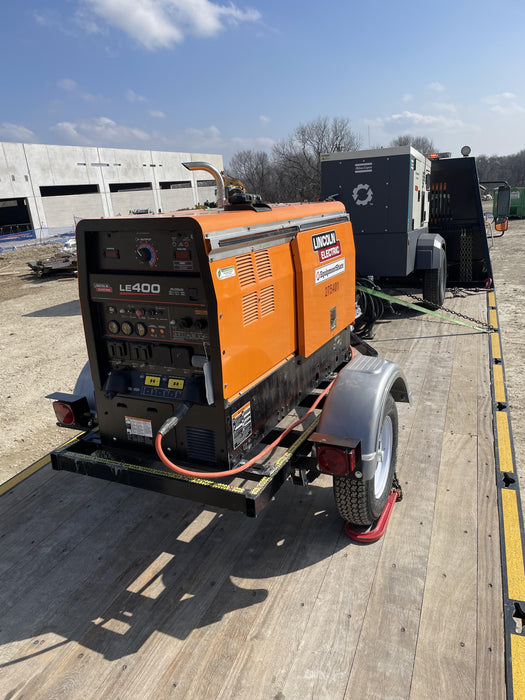 2022 Lincoln Electric LE400 Kubota V1505, Trlr, Cable Rack, Light Kit, ES Decals, T3