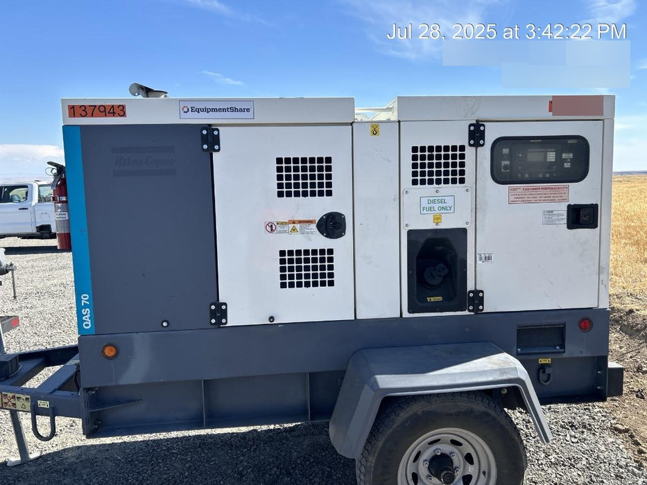 2021 ATLAS COPCO QAS 70
