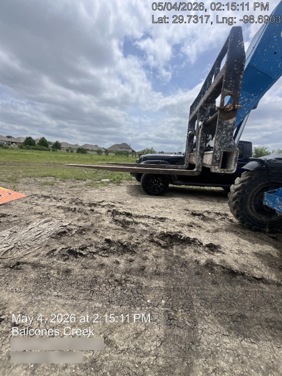 2018 Genie GTH-844 Genie GTH-844D w/Open ROPS, Solid Tires, Work Light/Beacon, 60" Carriage and Forks