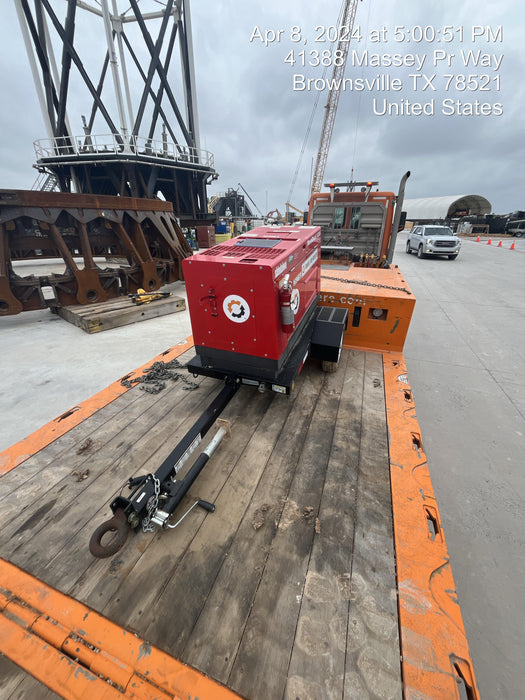 2022 Shindaiwa DGW400MDL Kubota D902 Engine, 23 HP, Dual Op Welder, Wire, Arc, Droop Stick, Tig, and CC Stick Functionality, Simulphase, 3 Phase and 1 Phase Gen Output, Single Axle NB Trlr, Slr Trckl Chrg 12V 12W, Fire Ext