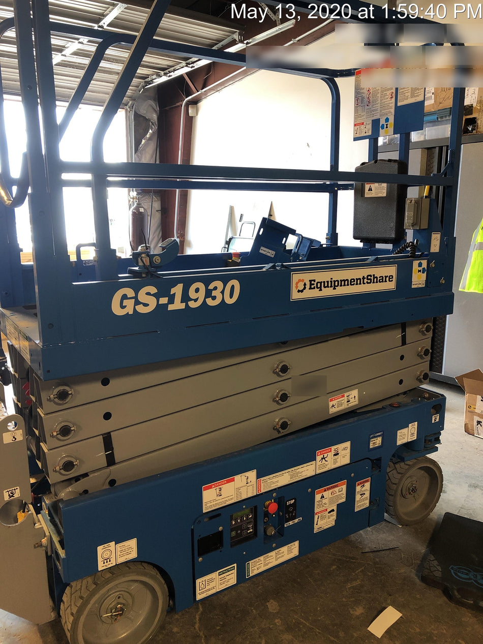 2020 Genie GS-1930 Fixed rails with chain entry gate - Pre A92.20