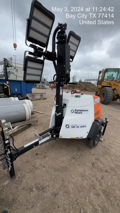 2024 Generac MLT2 Diesel, Flex Switch 120V Input, Powerzone Controller, 
(4) 320W LED Lights, 4kW Generator, 39.9 Gal Fuel Tank, 2" Ball, T3