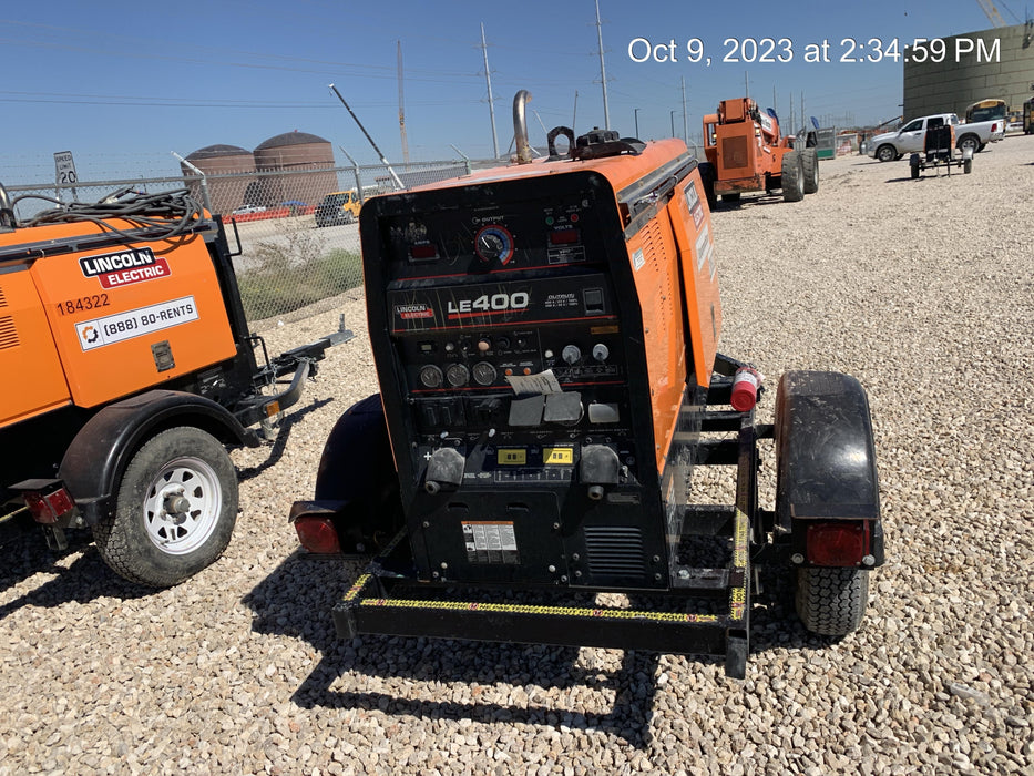 2022 Lincoln Electric LE400 Kubota V1505, Trlr, Cable Rack, Light Kit, ES Decals, T3