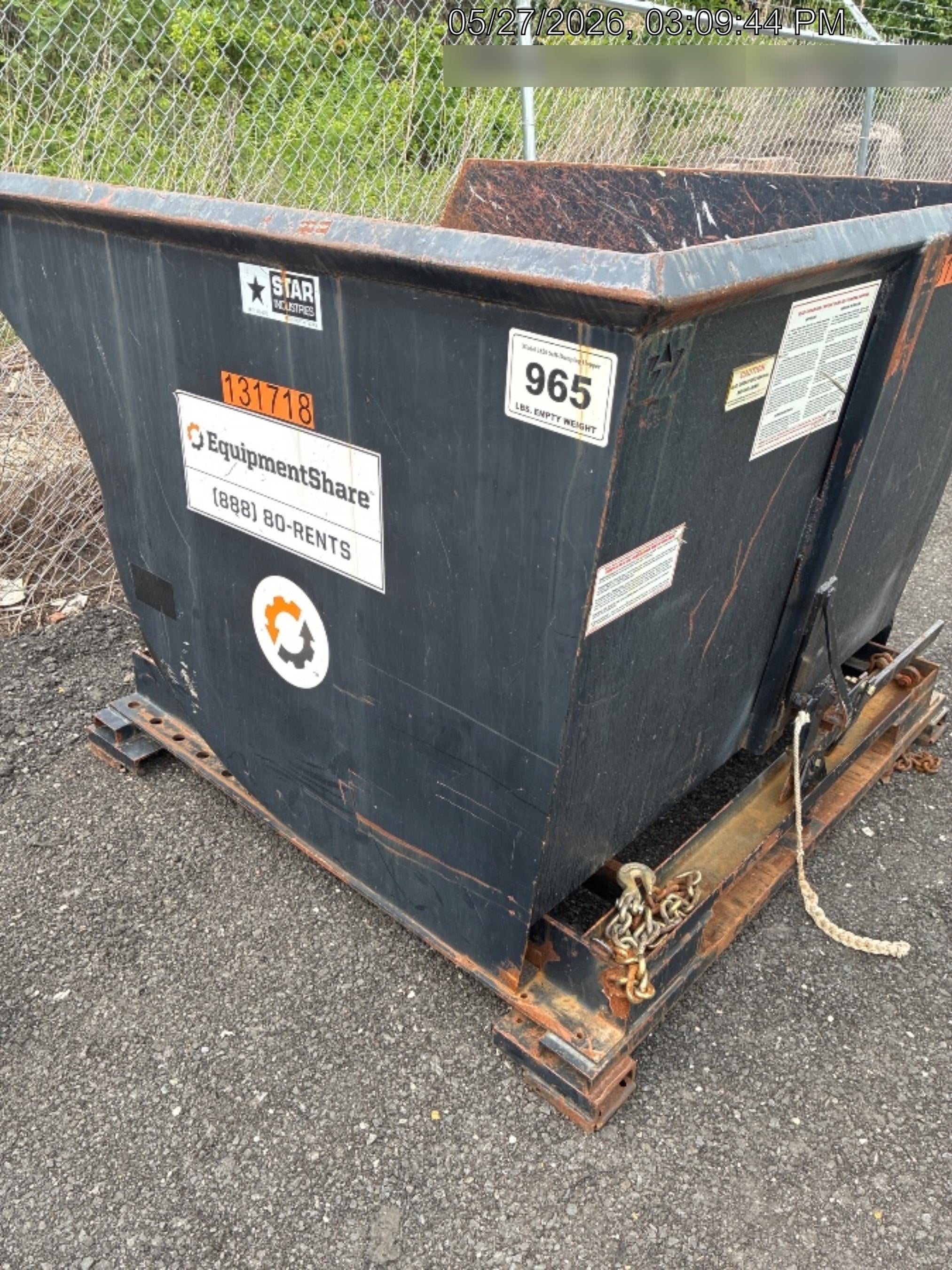2021 STAR INDUSTRIES M-1820 - Self-Dump Hopper