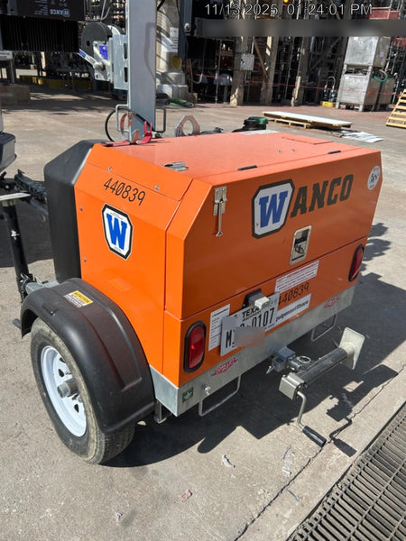 2024 Wanco WLTT-4MM4K Diesel, Deep Sea Controller, Shore Power Plug, Auto Start, (4) 350W LED Floodlights, 4kW Generator, 60 Gal Fuel Tank, 2" Ball, T3