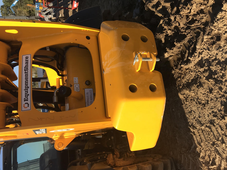 2020 JCB 510-56 Cab/Heat/Air, 74 HP, Solid Tires, STD Worklight, Beacon, Aux Hydraulics, Lifting Eye, Back up Alarm w/66" Carriage/60" Forks