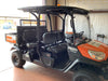 2021 Kubota RTV-X1140W-H Plastic Canopy, Windshield Acrylic Clear, LED Strobe Light, Wire Harness Kit, Back up Alarm