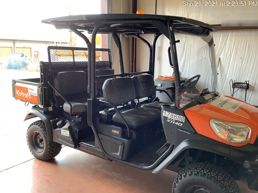 2021 Kubota RTV-X1140W-H Plastic Canopy, Windshield Acrylic Clear, LED Strobe Light, Wire Harness Kit, Back up Alarm