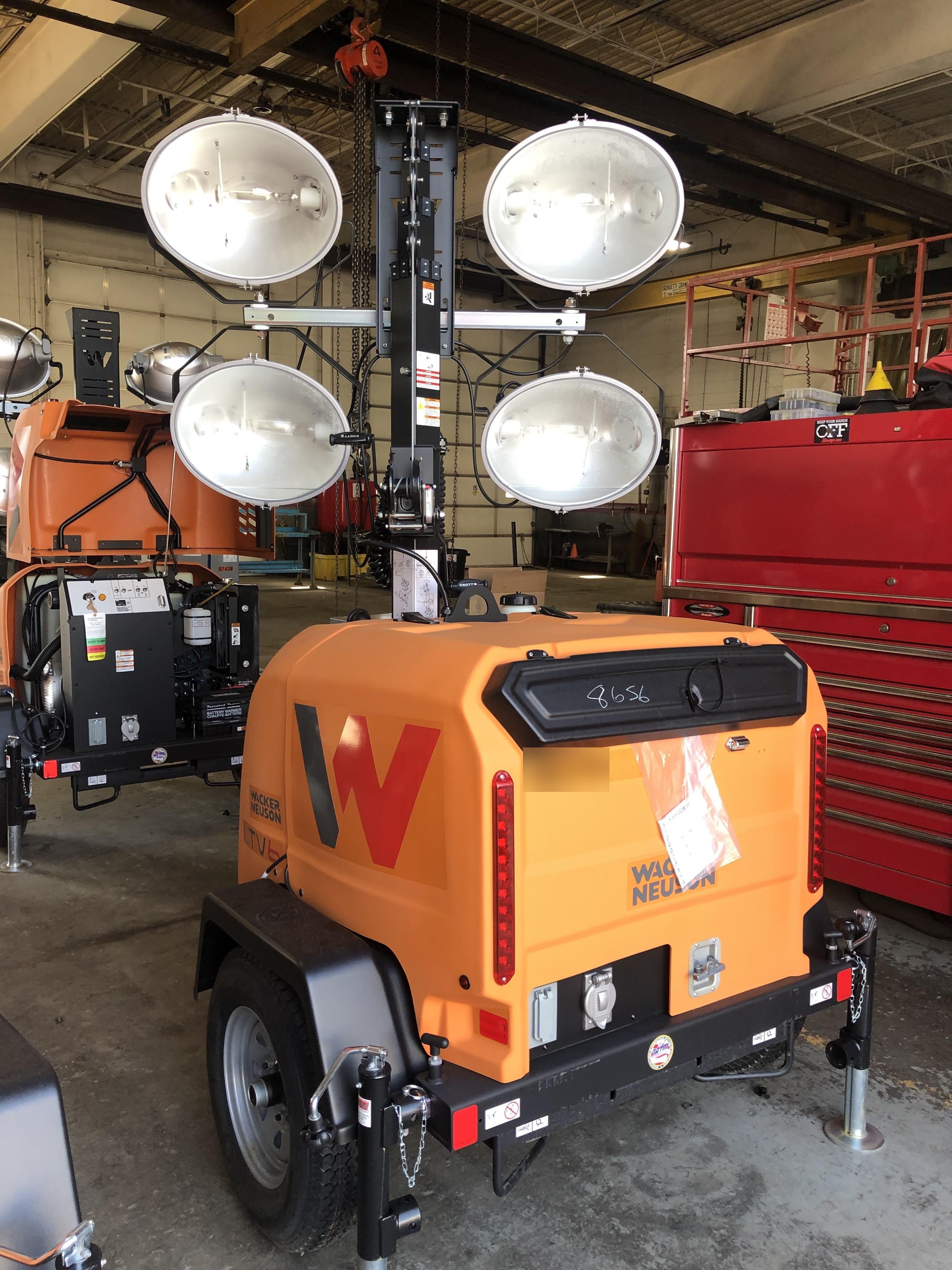 Wacker Neuson LTV6K-MH Ball 2/Pintle 2.5 Combo Hitch Kubota Cold Weather D1X05 Kubota Engine Block Heater D1X05 Telematics EQ SH Kubota