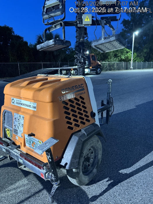 2023 Generac MLT2 Diesel, Flex Switch 120V Input, Powerzone Controller, 
(4) 320W LED Lights, 4kW Generator, 39.9 Gal Fuel Tank, 2" Ball, T3