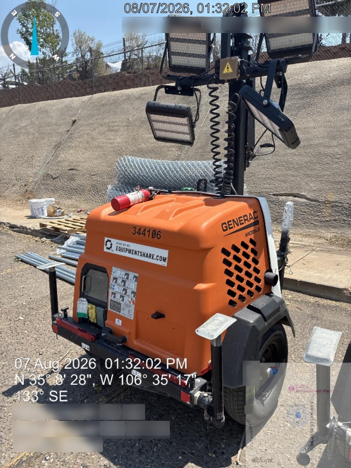 2023 Generac MLT2 Diesel, Flex Switch 120V Input, Powerzone Controller, (4) 320W LED Lights, 4kW Generator, 39.9 Gal Fuel Tank, 2" Ball, T3