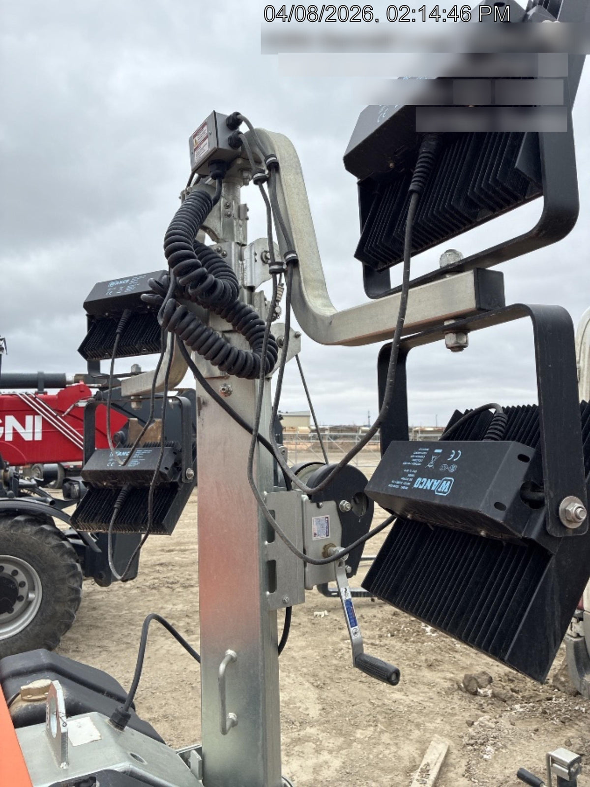 2024 Wanco WLTT-4MM4K Diesel, Deep Sea Controller, Shore Power Plug, Auto Start, (4) 350W LED Floodlights, 4kW Generator, 60 Gal Fuel Tank, 2" Ball, T3