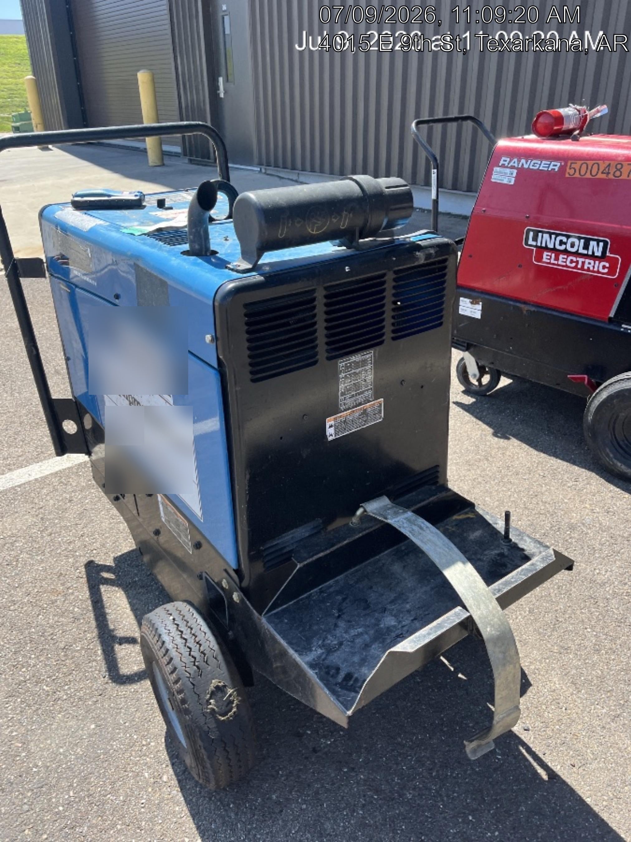 2019 Miller Electric BOBCAT 250 LP/Propane, Running Gear, Tank Bracket, Hose