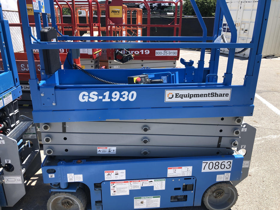 2020 Genie GS-1930 Fixed rails with chain entry gate - Pre A92.20