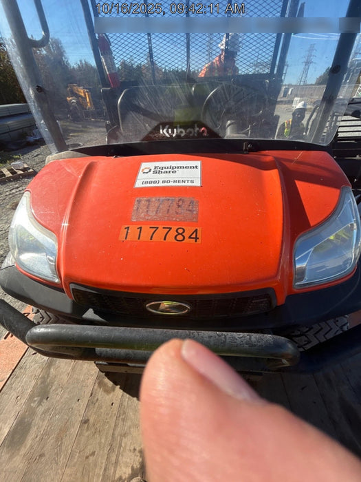 2020 Kubota RTV-X900 4wd Utility Cart, Diesel, 2 Seat, LED Strobe, Windshield Tempered Glass, Plastic Canopy, Wire Harness Kit, Backup Alarm