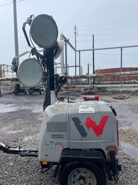 2018 Wacker Neuson LTV6L-MH Wacker Neuson LTV6L Mobile Light Tower w/Fuel Level Sensor Installed