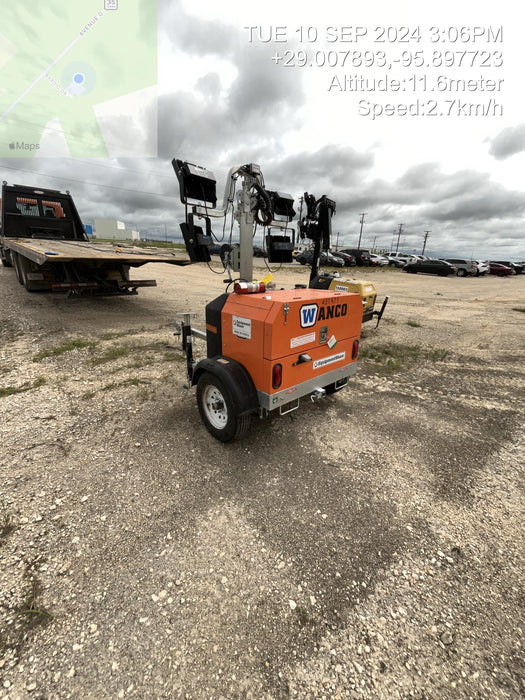 2024 Wanco WLTT-4MM4K Diesel, Deep Sea Controller, Shore Power Plug, Auto Start, (4) 350W LED Floodlights, 4kW Generator, 60 Gal Fuel Tank, 2" Ball, T3