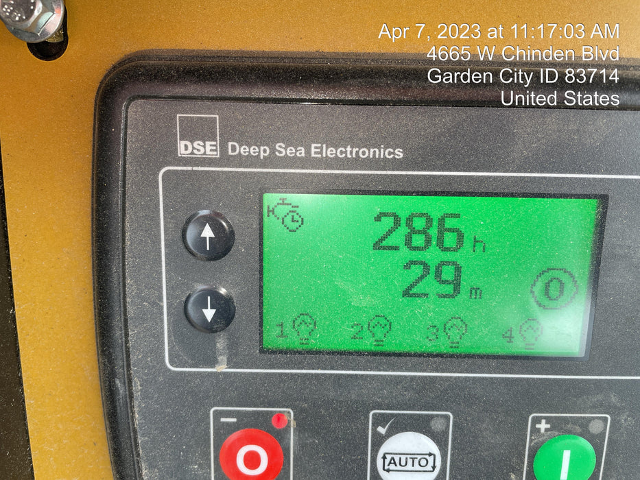 2022 Allmand NLV3GR (4) LED Light Fixture 350W, 23' Vertical Mast, 3kW Prime, Towable, ES Decals, T3