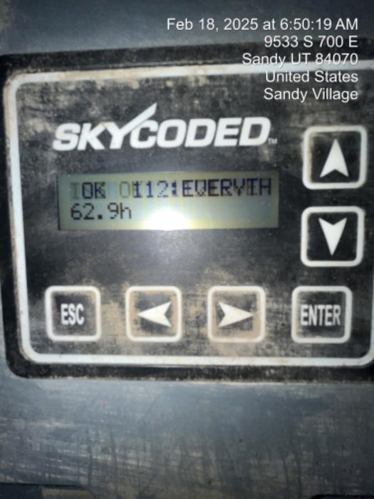 2022 Skyjack SJ3226 Hyd Drive, Sld NM Tires, DBcns, EST
