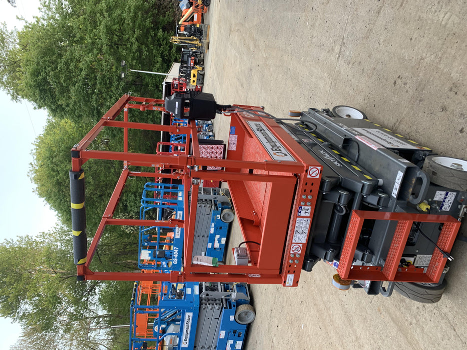 2020 Skyjack SJIII-3219 Solid NM Tires, Half height spring hinged entry gate, Dual Beacons, 800W Inverter