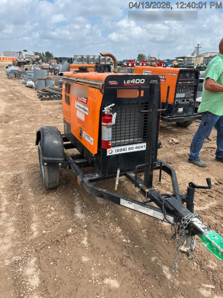 2022 Lincoln Electric LE400 Kubota V1505, Trlr, Cable Rack, Light Kit, ES Decals, T3