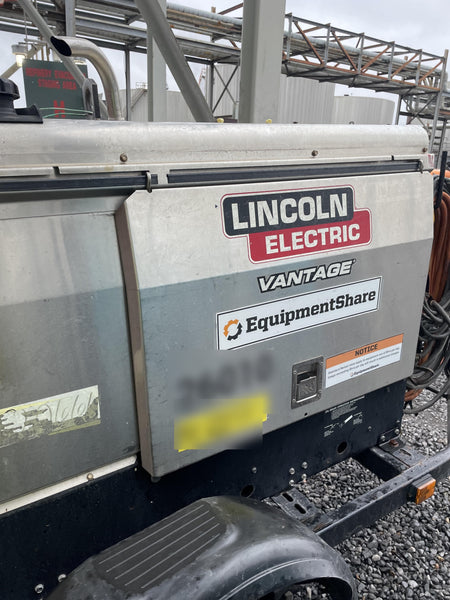 2019 Lincoln Electric Vantage 322 Lincoln Vantage 322 Welder w/Trailer, Light Kit, Cable Rack