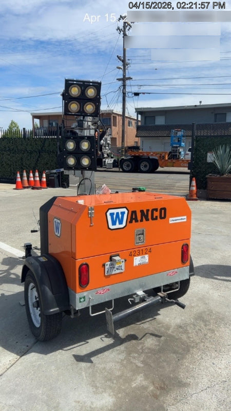 2024 Wanco WLTT-4MM4K Diesel, Deep Sea Controller, Shore Power Plug, Auto Start, (4) 350W LED Floodlights, 4kW Generator, 60 Gal Fuel Tank, 2" Ball, T3