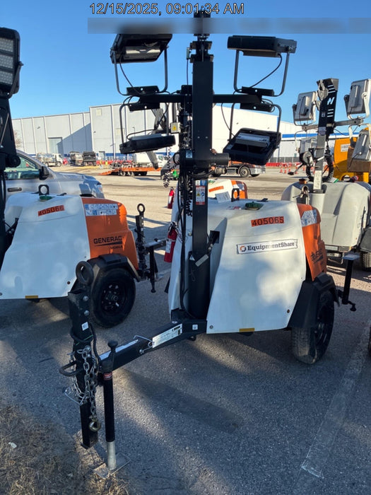 2024 Generac MLT6SKDS-STD4 ELEC WINCH Diesel, Electric Winch Mast, Powerzone Controller, (4) 320W LED Lights, 4kW Generator, 39.9 Gal Fuel Tank, 2" Ball, T3