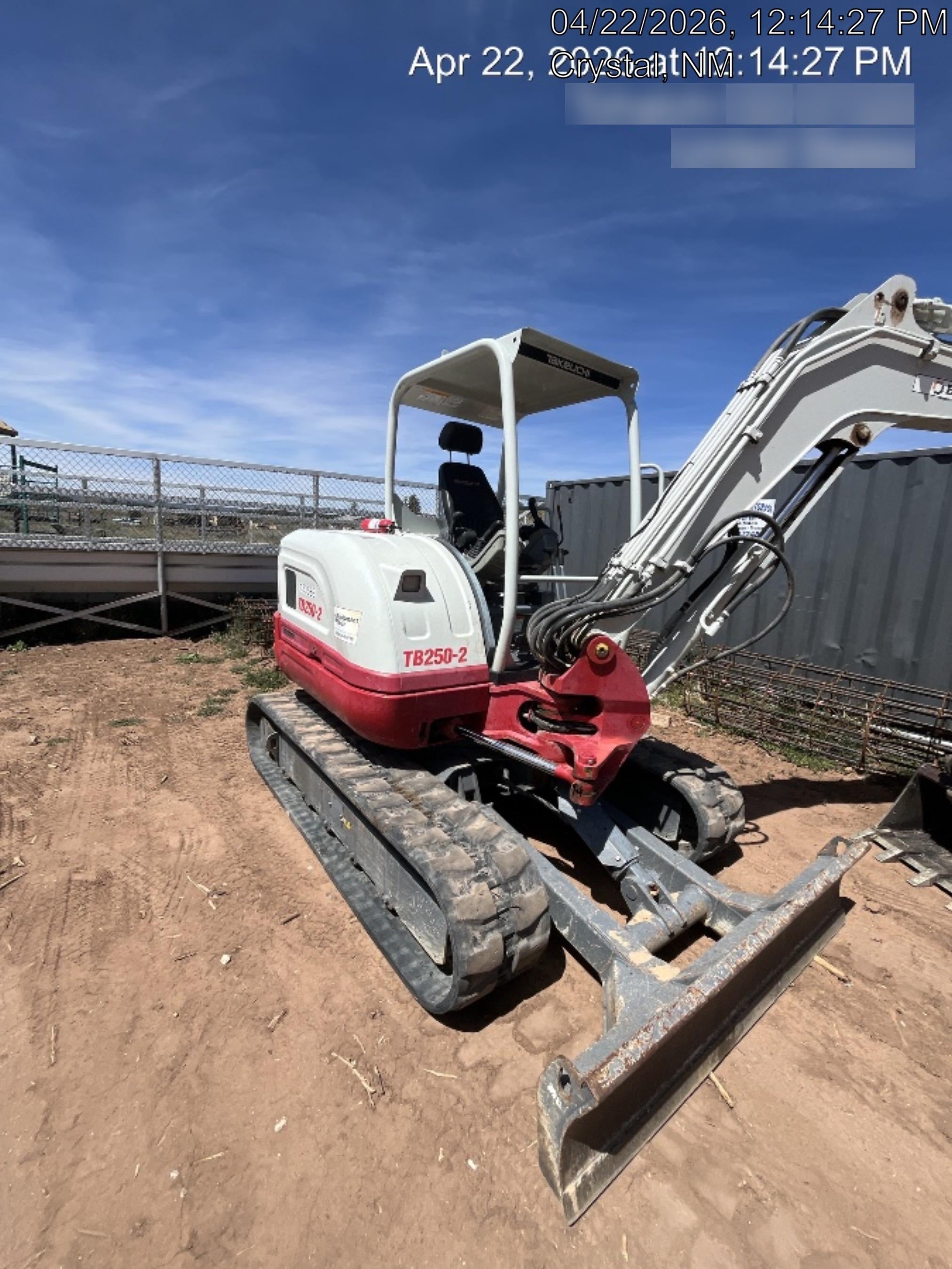2021 TAKEUCHI TB250-2
