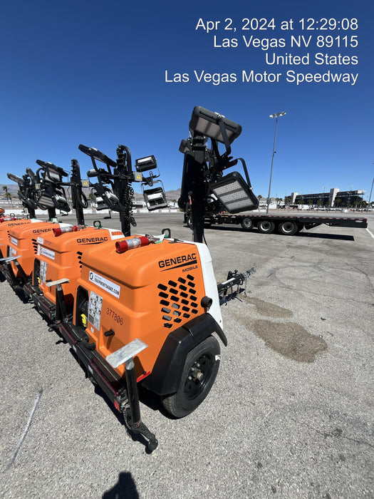 2023 Generac MLT2 Diesel, Flex Switch 120V Input, Powerzone Controller, 
(4) 320W LED Lights, 4kW Generator, 39.9 Gal Fuel Tank, 2" Ball, T3