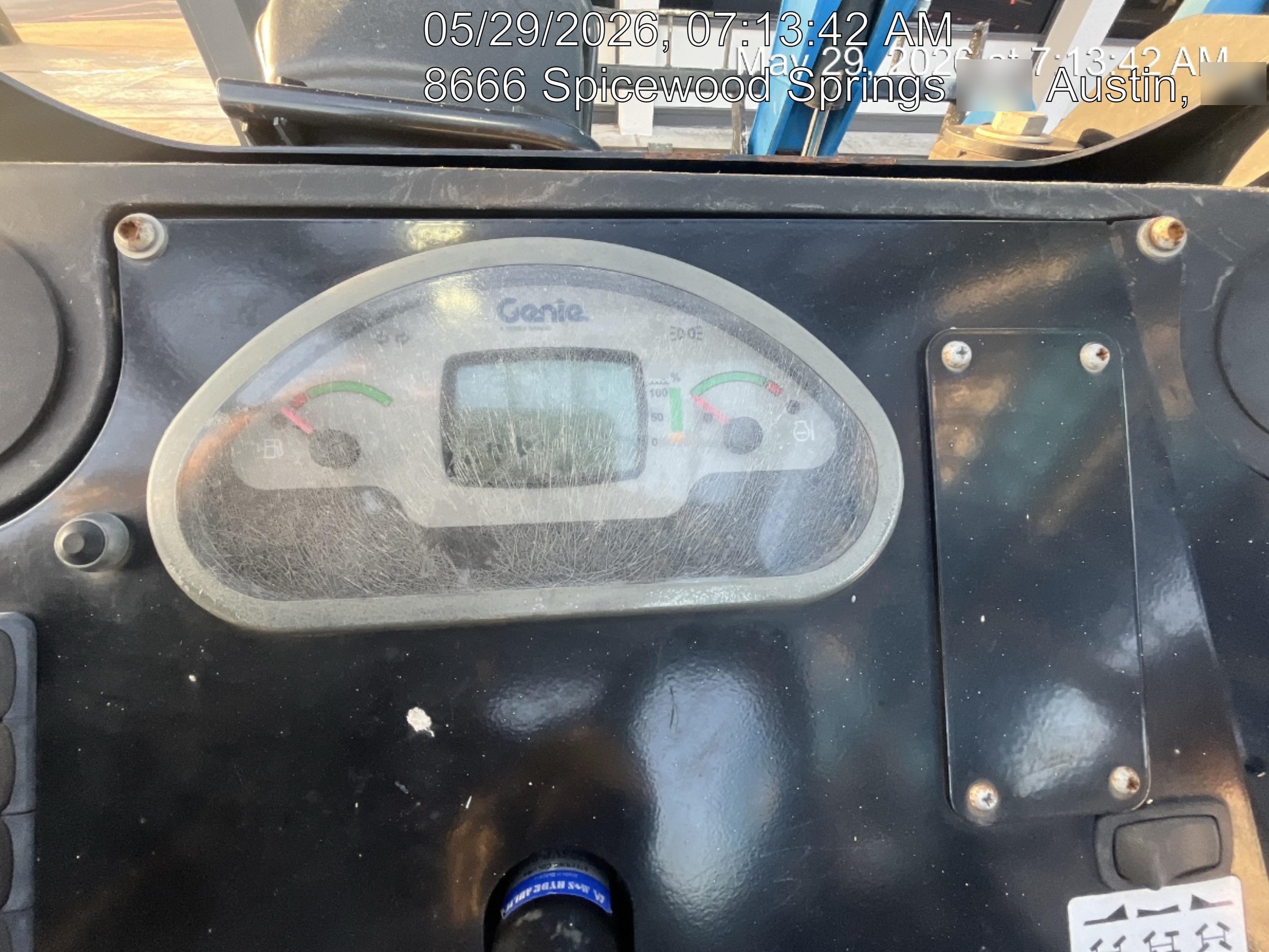 2018 Genie GTH-636 Genie GTH-636 w/Open ROPS, Solid Tires, Work Light/Beacon, 48" Carriage and Forks