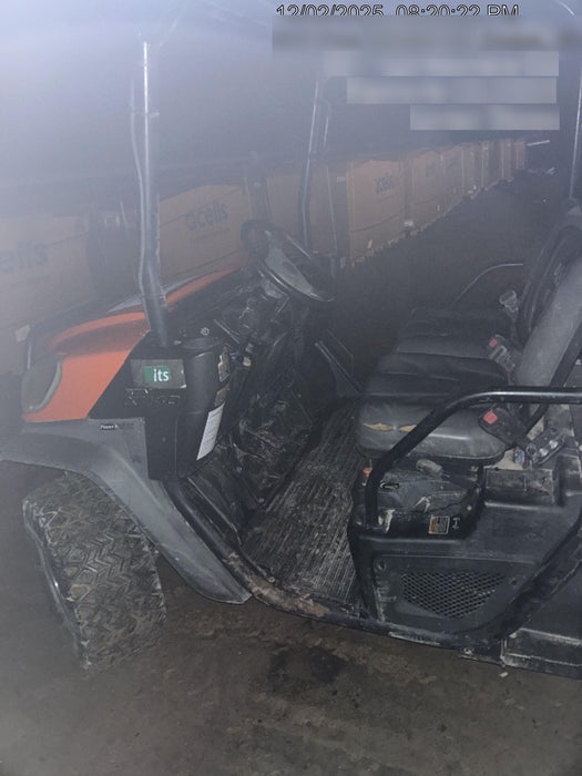 2021 Kubota RTV-X1140W-H Plastic Canopy, Windshield Acrylic Clear, LED Strobe Light, Wire Harness Kit, Back up Alarm