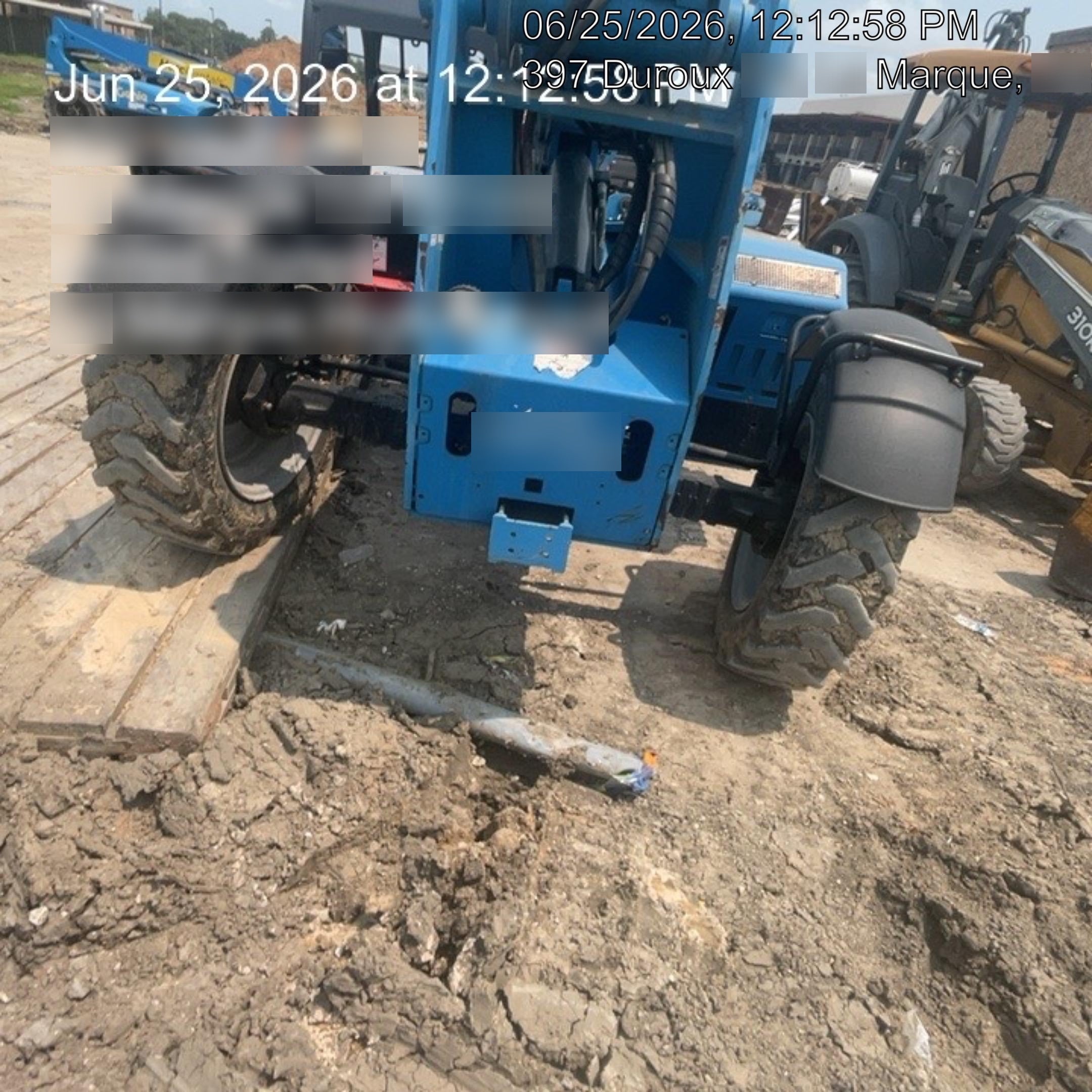 2018 Genie GTH-636 Genie GTH-636 w/Open ROPS, Solid Tires, Work Light/Beacon, 48" Carriage and Forks