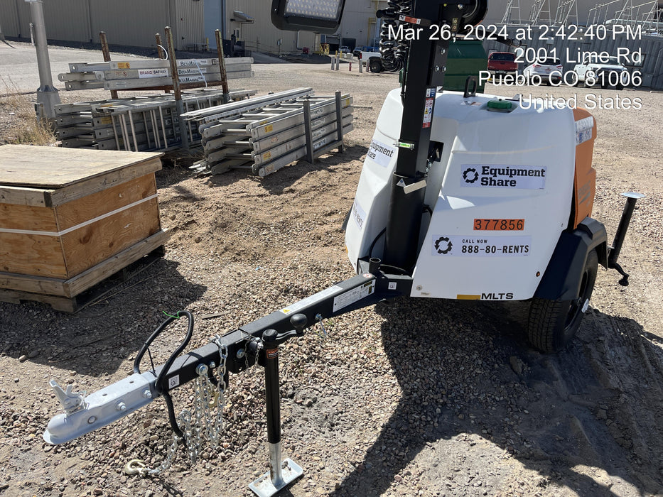 2023 Generac MLT2 Diesel, Flex Switch 120V Input, Powerzone Controller, 
(4) 320W LED Lights, 4kW Generator, 39.9 Gal Fuel Tank, 2" Ball, T3