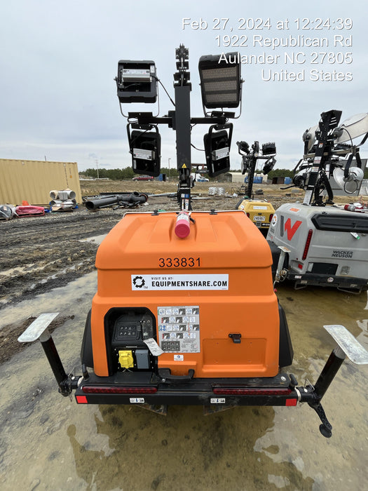 2023 Generac MLT2 Diesel, Flex Switch 120V Input, Powerzone Controller, (4) 320W LED Lights, 4kW Generator, 39.9 Gal Fuel Tank, 2" Ball, T3