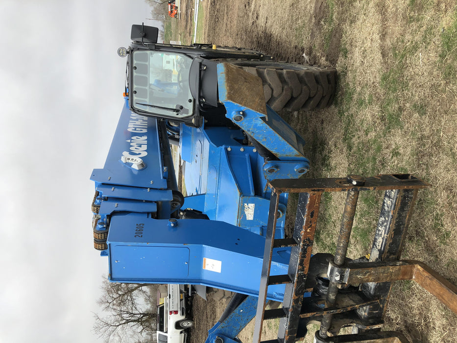 2018 Genie GTH-1056 Genie GTH-1056 w/Enclosed Cab w/HVAC, Work Lights, Solid Tires, Beacon, 60" Carriage and Forks