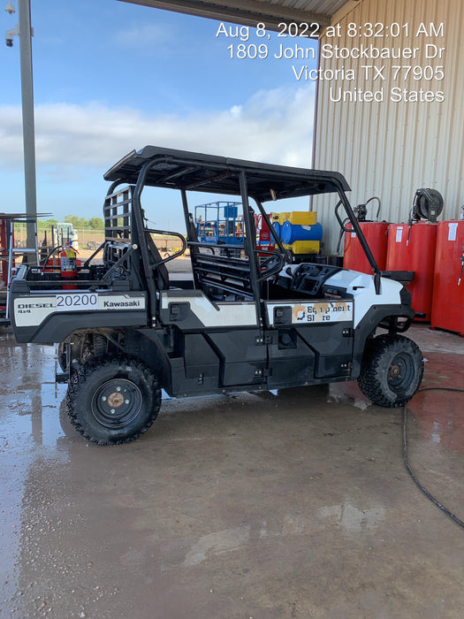 2018 Kawasaki Mule PRO-DXT Kawasaki Mule 4x4 Diesel UTV w/Hard Top, Windshield, Beacon, Backup Alarm, ES Keypad/Hardware Installed