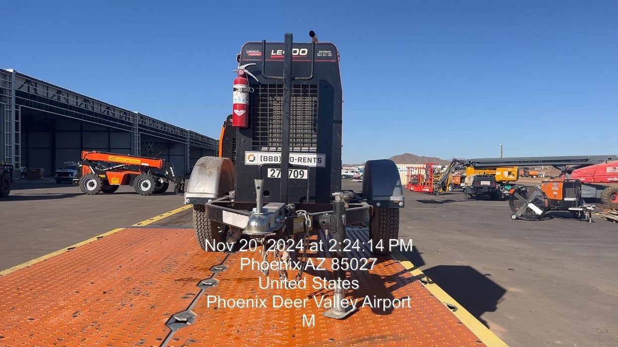 2022 Lincoln Electric LE400 Kubota V1505, Trlr, Cable Rack, Light Kit, ES Decals, T3