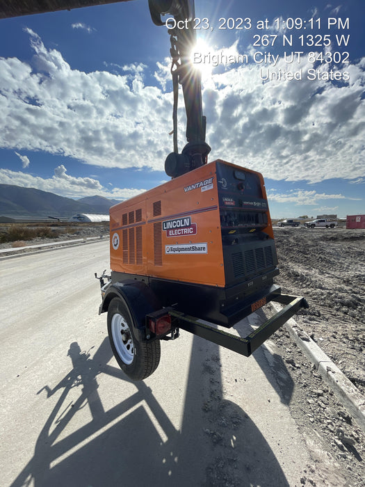 2021 Lincoln Electric Vantage 549X Ready Pak 3, ORANGE (includes trailer, cable rack, fender light kit)