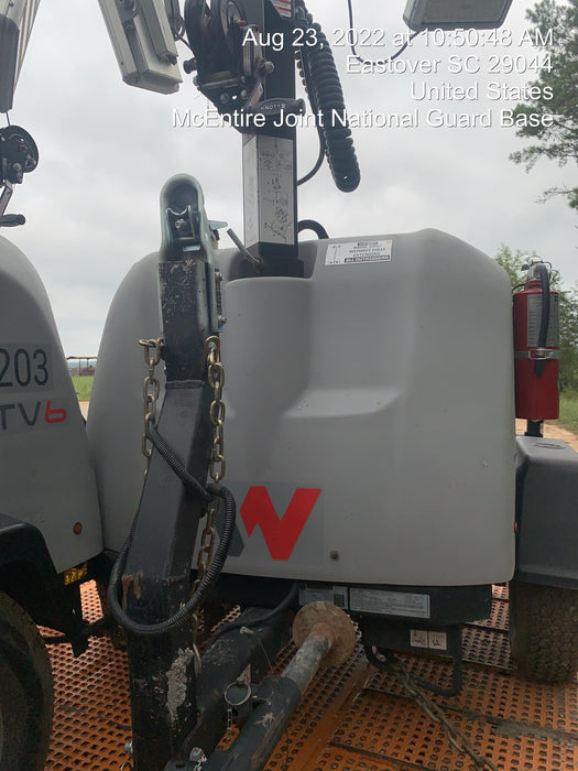 2020 Wacker Neuson LTV6K LTV6K-METAL HALIDE LIGHT TOWER, 60HZ, KUBOTA, LED 300